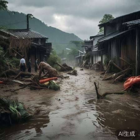 福建莆田园头村暴雨后探访：记者现场直击！