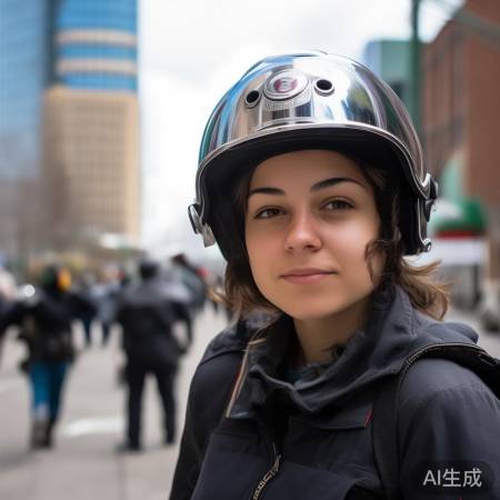 交警送头盔助力女孩圆警校梦，勇敢追梦！