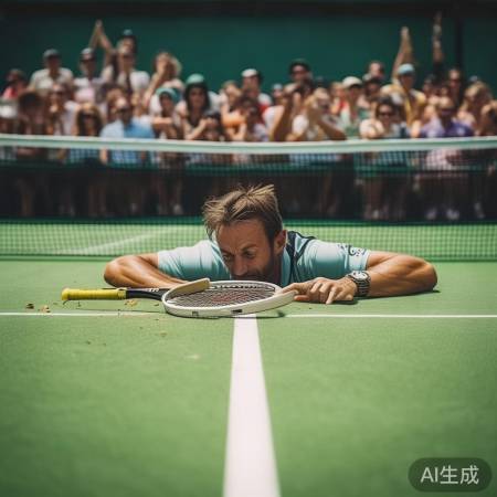 萨巴伦卡输球怒摔拍，赛场风云突变！