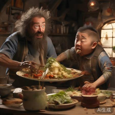 罗永浩吐槽野人先生：这美食为何如此难吃？