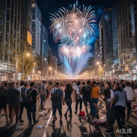 几十万人见证的环保盛事：烟花秀后垃圾全被带走？